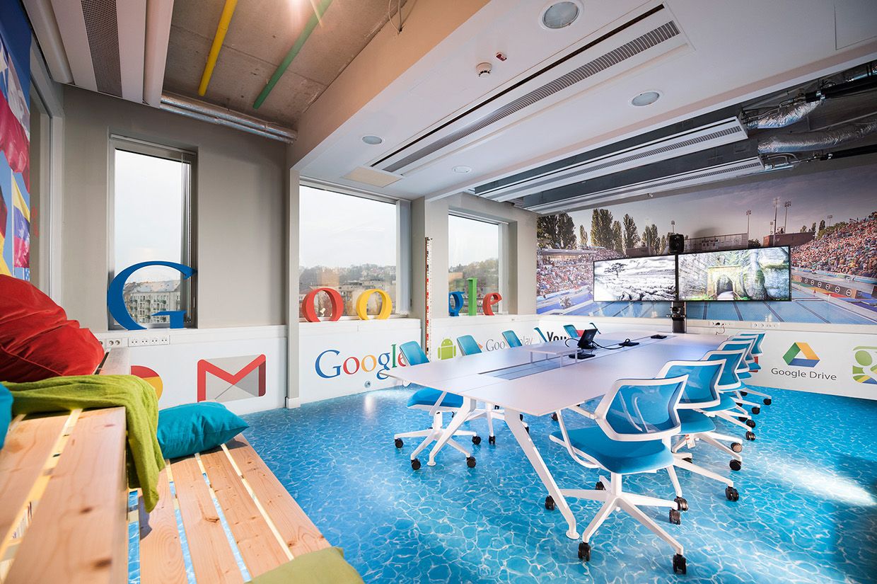 Aperçu des bureaux de Google.