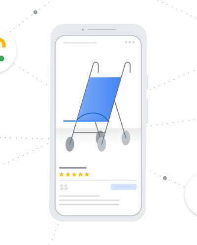 Illustration Google Shopping