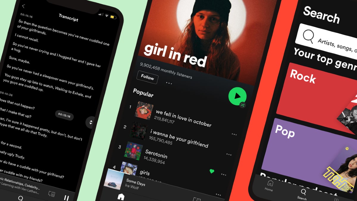 Spotify va intégrer une fonctionnalité permettant à retranscrire un podcast de Spotify en sous-titre.