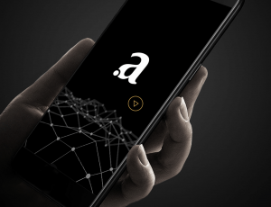 Le logo d'Arianee sur un smartphone