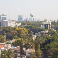 Photographie de la ville de Bangalore en Inde.