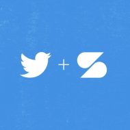 Les logos de Twitter et de Scroll