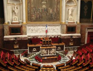 L'hémicycle de l'Assemblée nationale
