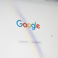 Le moteur de recherche de Google.
