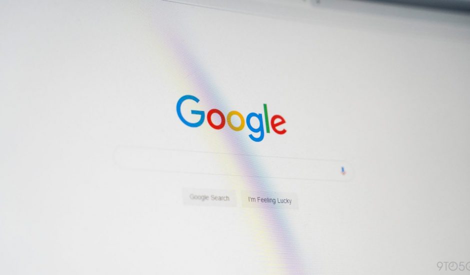Le moteur de recherche de Google.
