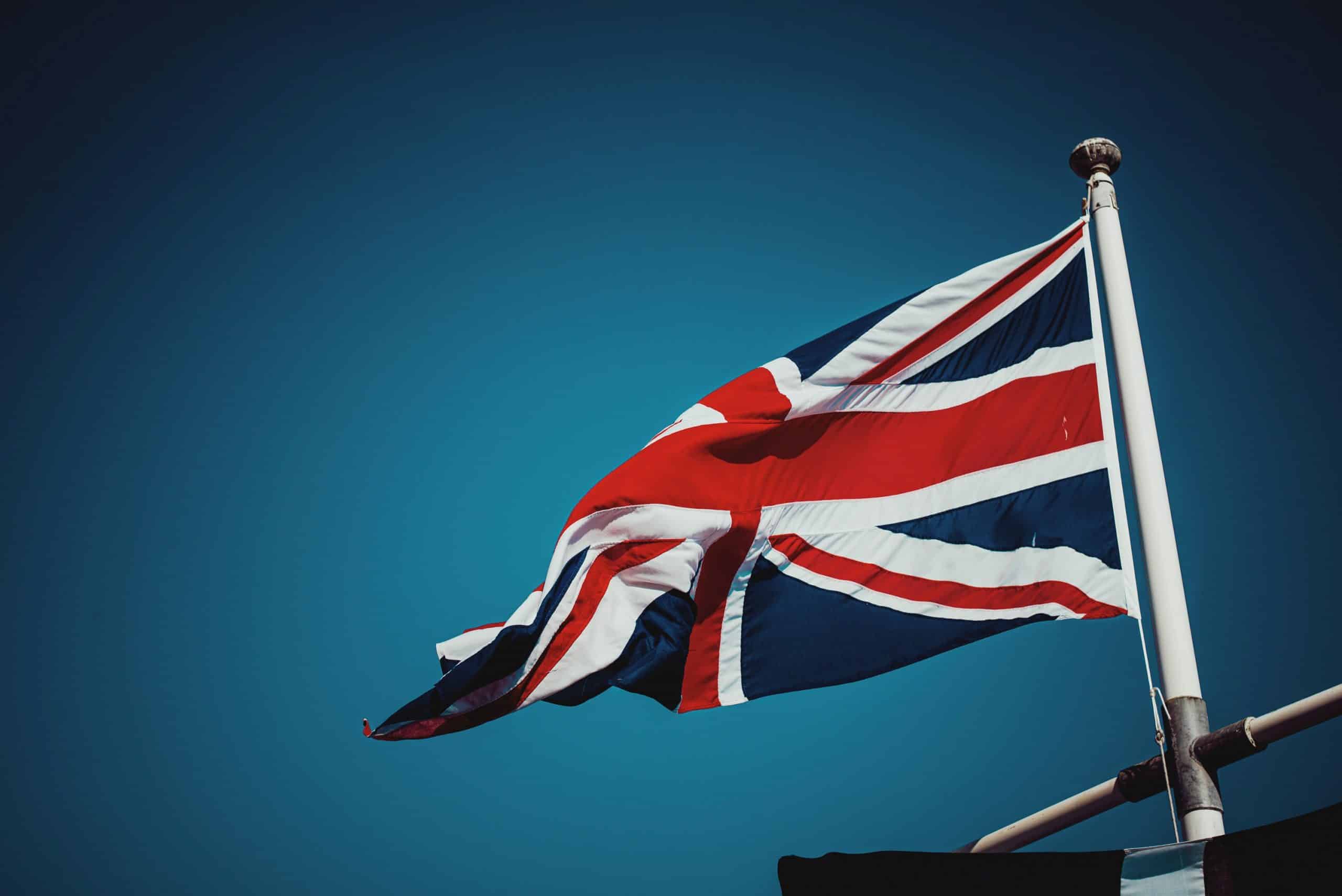 Le drapeau du Royaume-Uni.