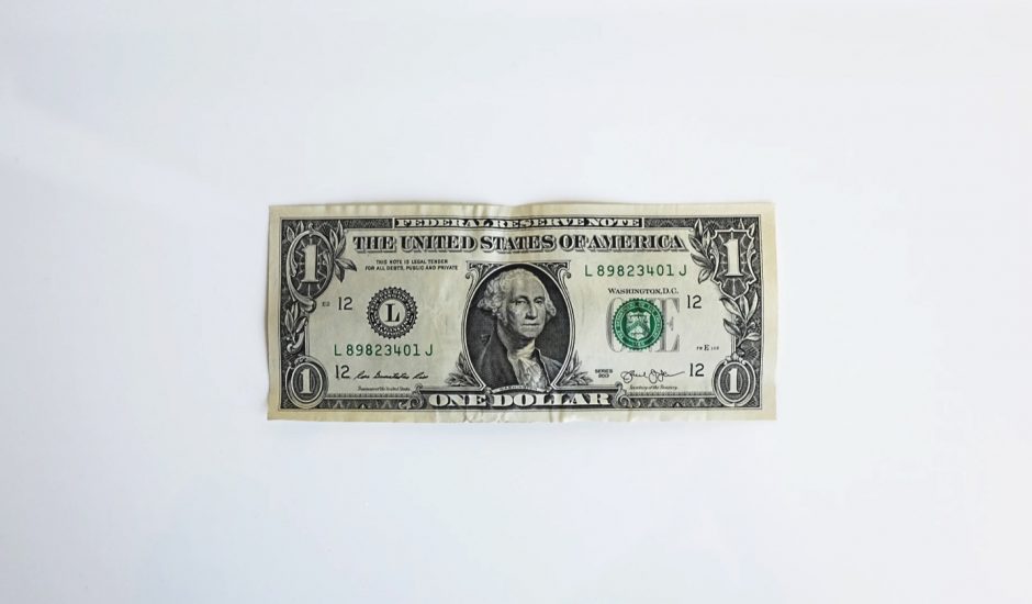 un billet de un dollars