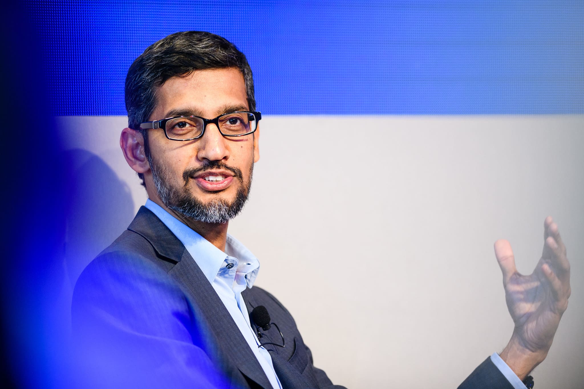 Le PDG de Google, Sundar Pichai.