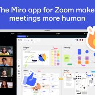 présentation de l'application Miro app for Zoom