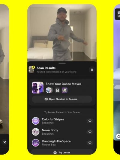 Snapchat améliore Scan, un outil pour détecter les objets.