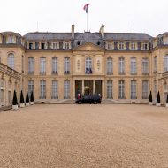 Le Palais de l'Élysée, siège de la présidence de la République Française