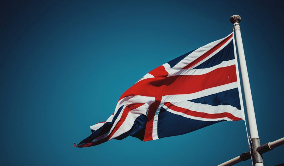 Le drapeau du Royaume-Uni.