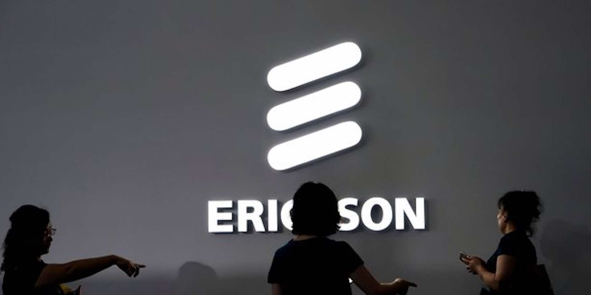 Logo d'Ericsson.