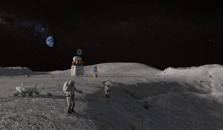Aperçu 3D de la future mission Artemis.