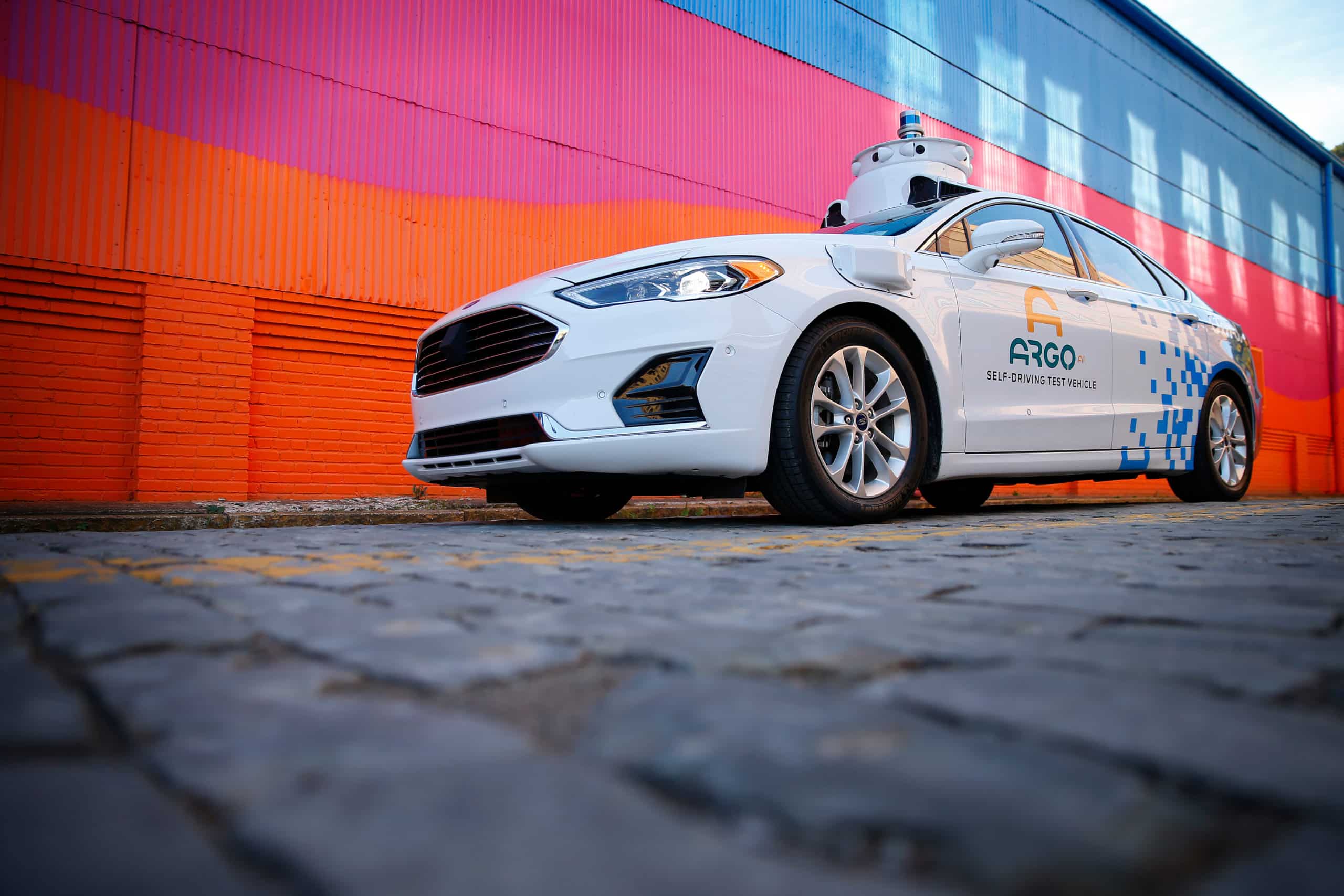 Une voiture Ford équipée de la technologie Argo.