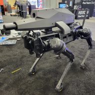 Aperçu du robot-chien à usage militaire.