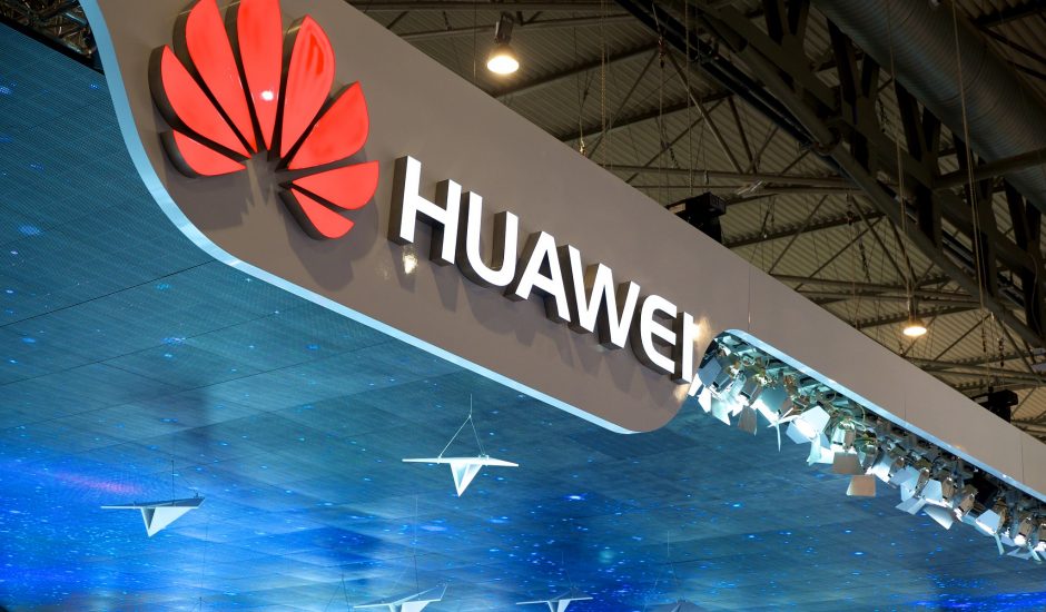 Logo de l'entreprise chinoise de télécommunication Huawei