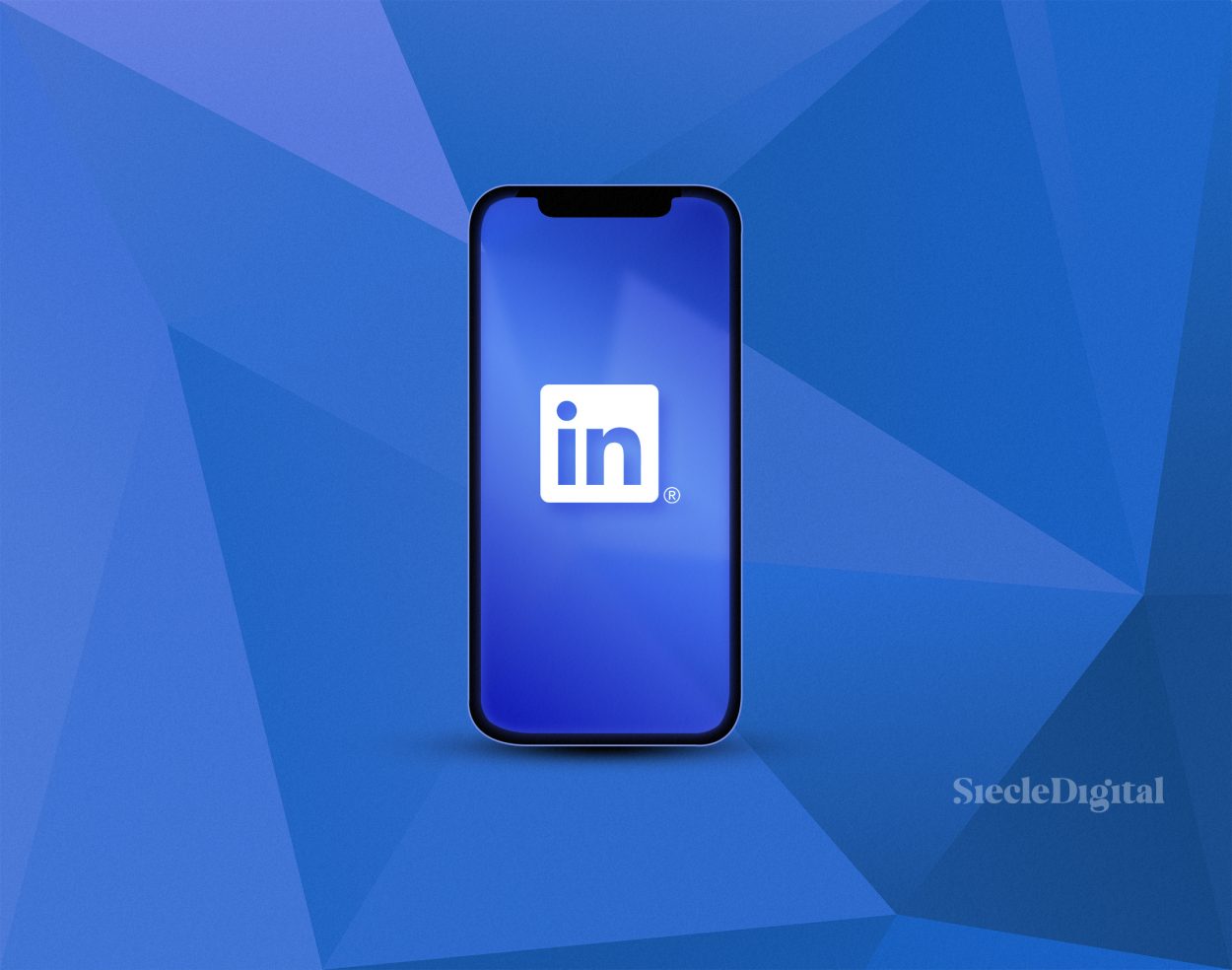 Logo LinkedIn sur un smartphone