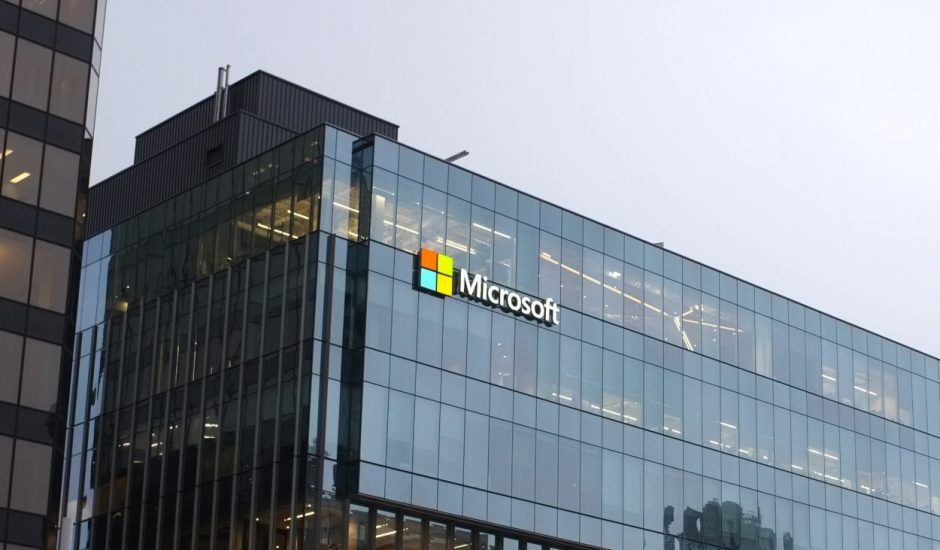 Photographie des bureaux de Microsoft