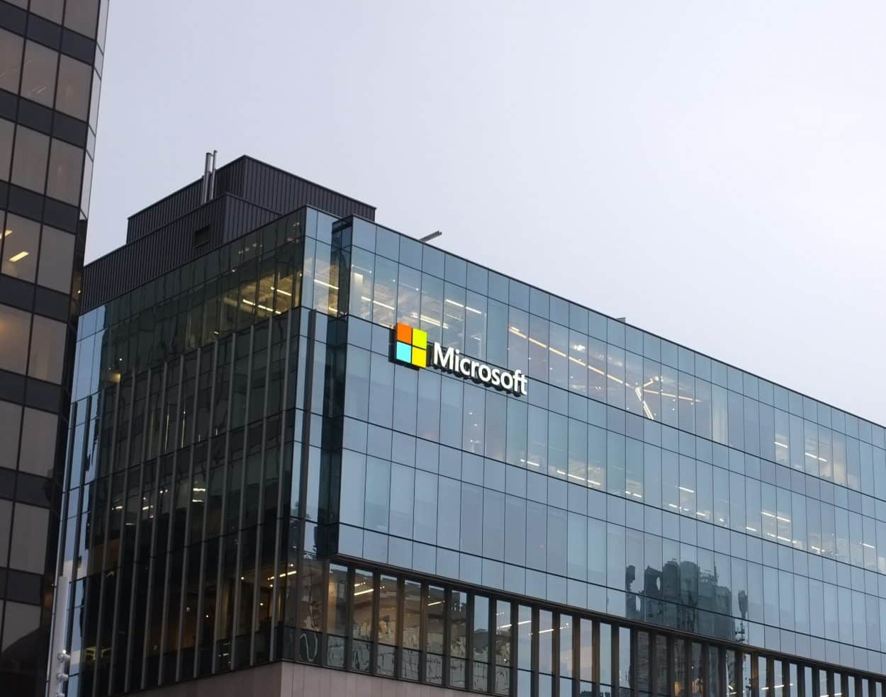 Photographie des bureaux de Microsoft