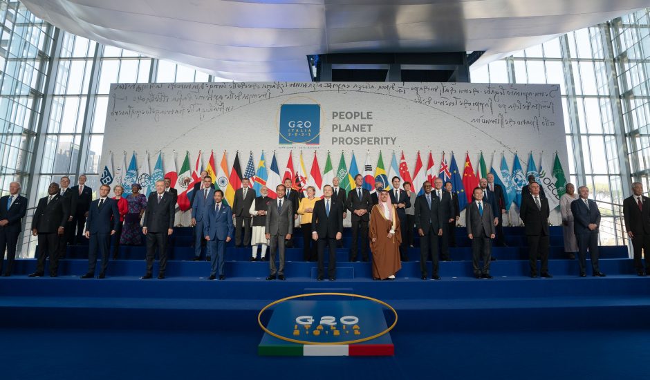 Photo de famille des chefs d'États du G20