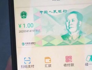 Aperçu du yuan numérique.