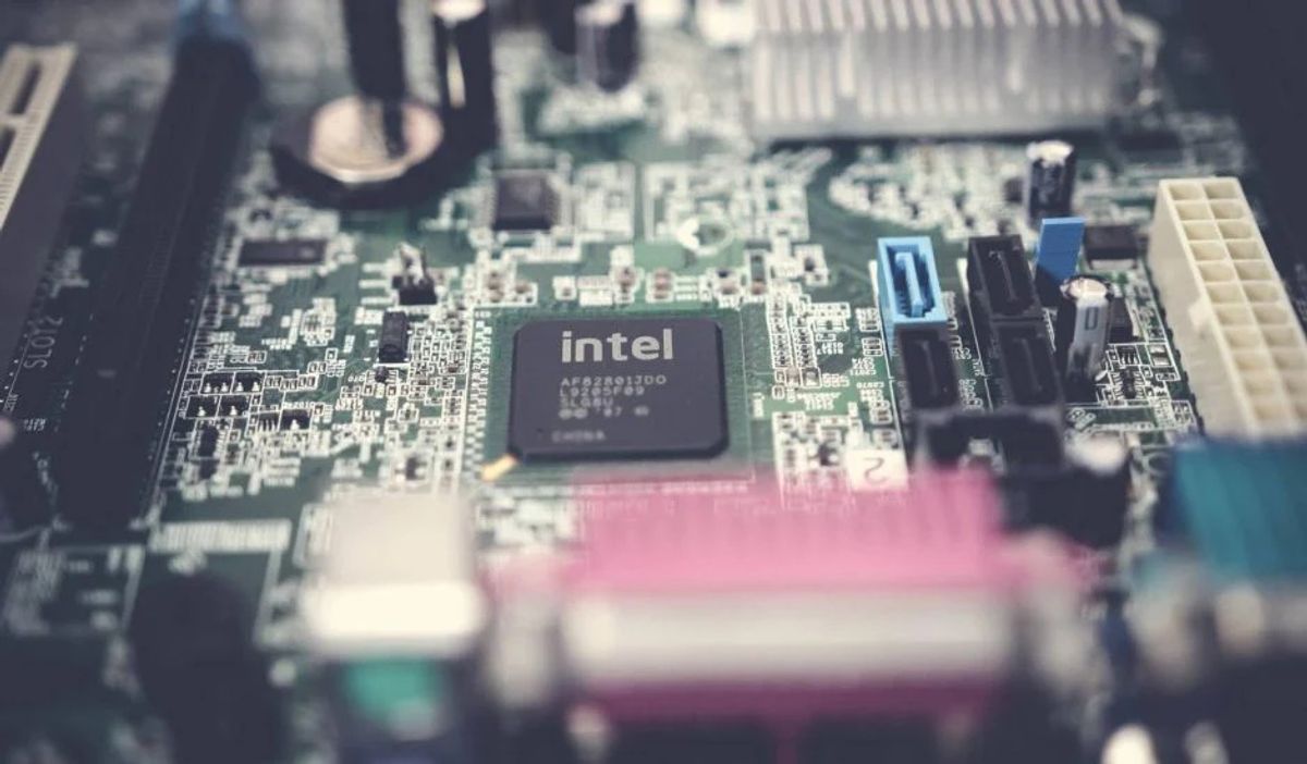 Image d'un processeur Intel