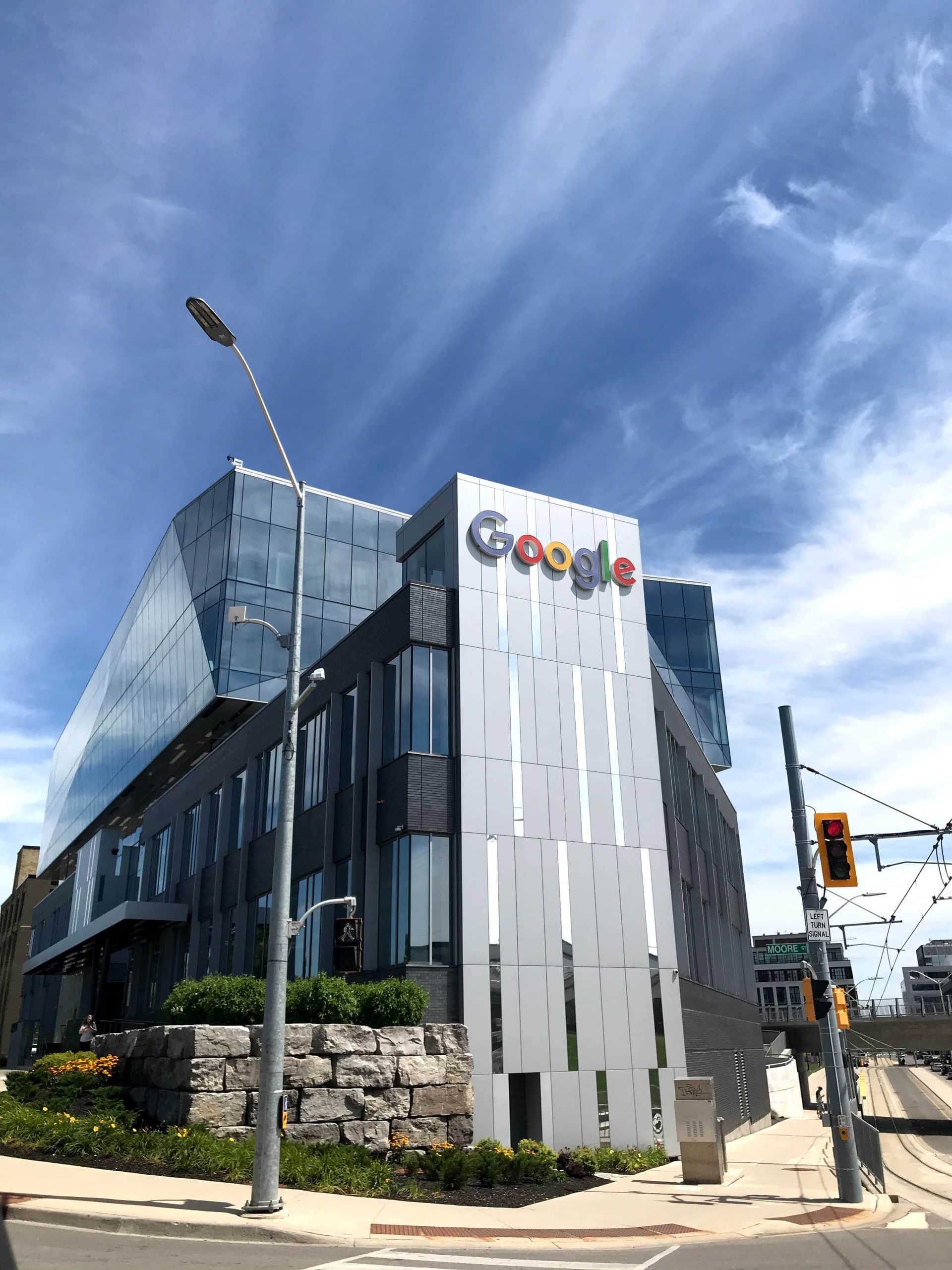 Des bâtiments de Google.