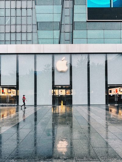 Aperçu d'un Apple Store à Pékin.
