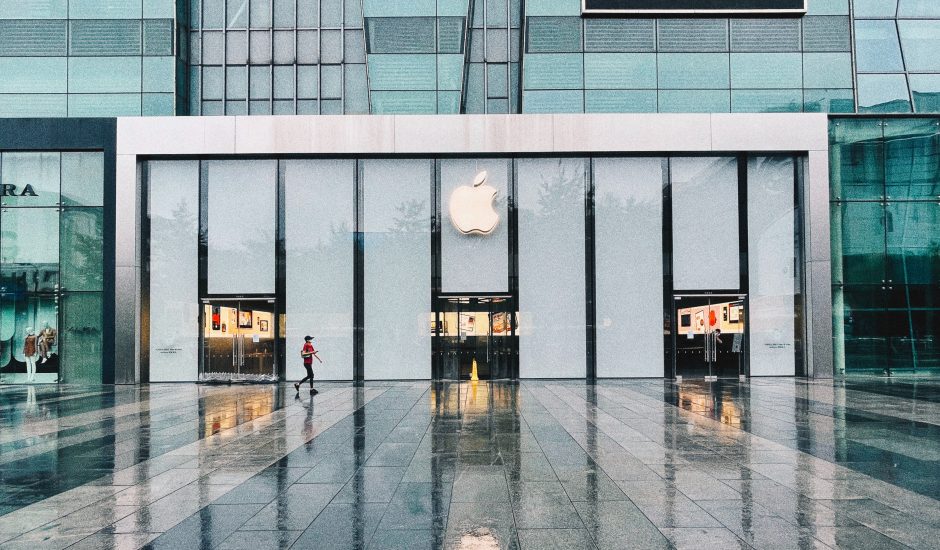 Aperçu d'un Apple Store à Pékin.