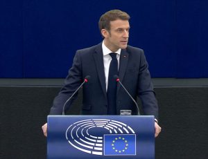 Emmanuel Macron face au Parlement européen