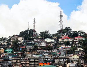 La ville de Baguio aux Philippines.