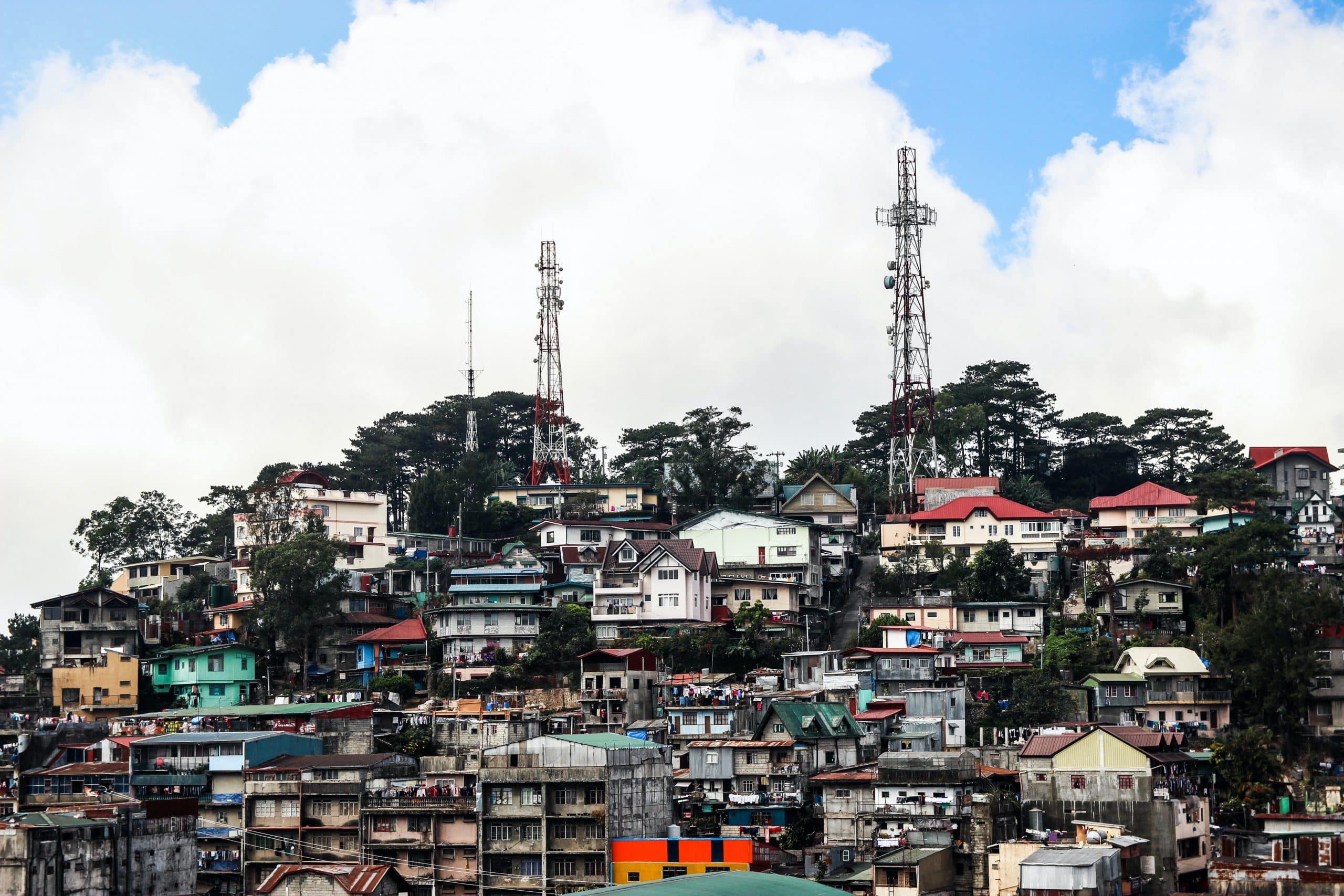La ville de Baguio aux Philippines.