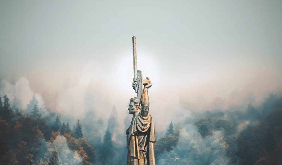 Un monument en Ukraine.