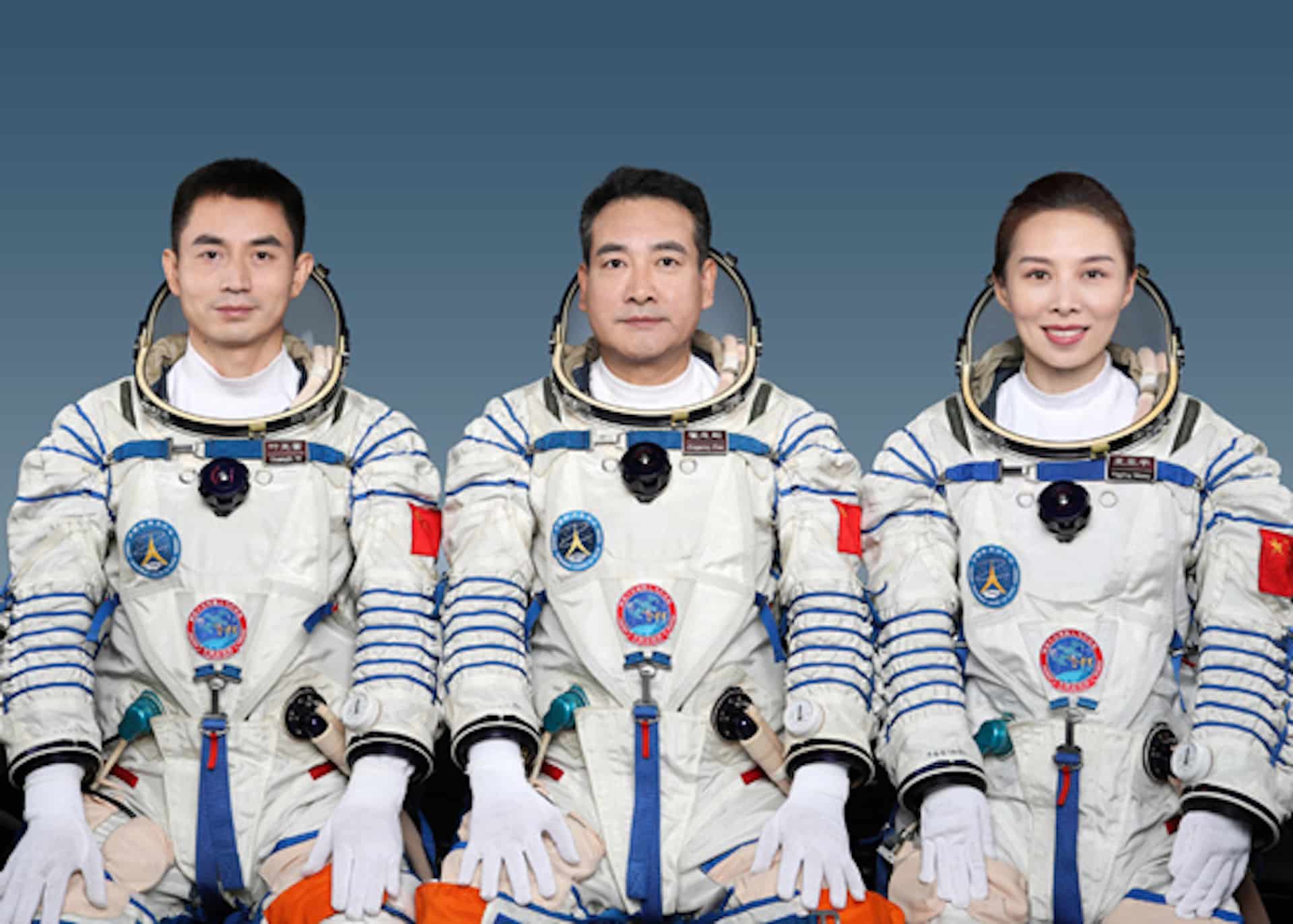 Les trois astronautes de Shenzhou-13.