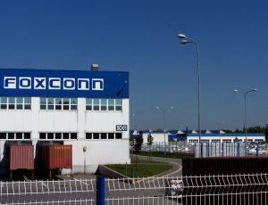 Entrepôt de Foxconn en Asie.