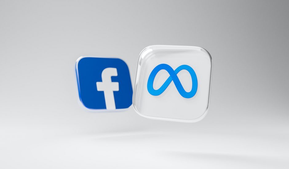 Logos Meta et Facebook.