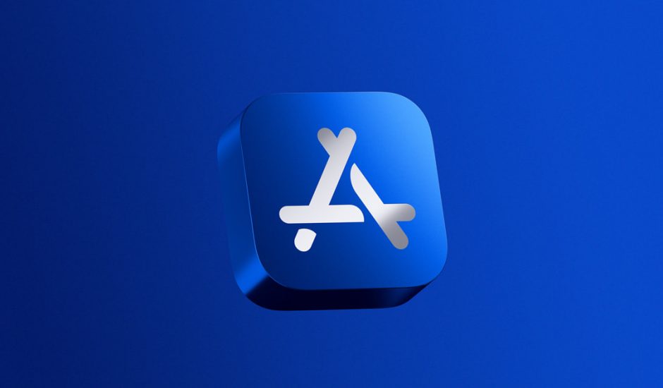 Le logo de l'App Store.