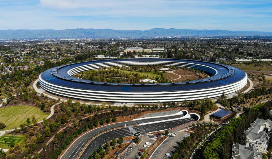 Le siège social d'Apple, à Cupertino en Californie.