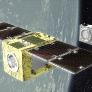 Image of a spacecraft capable of removing satellites from orbit.