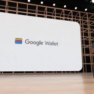 Logo Google Wallet sur une scène.