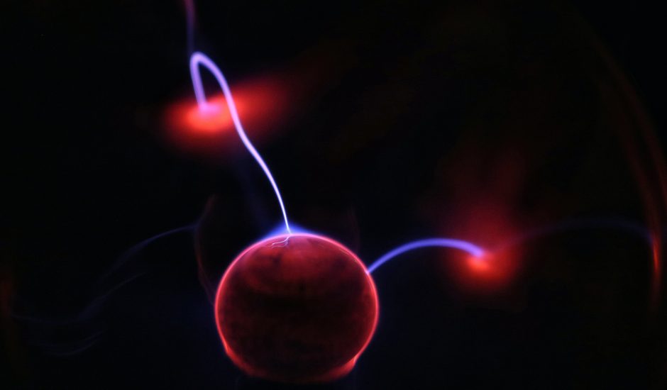 Vision d'artiste d'une particule quantique.