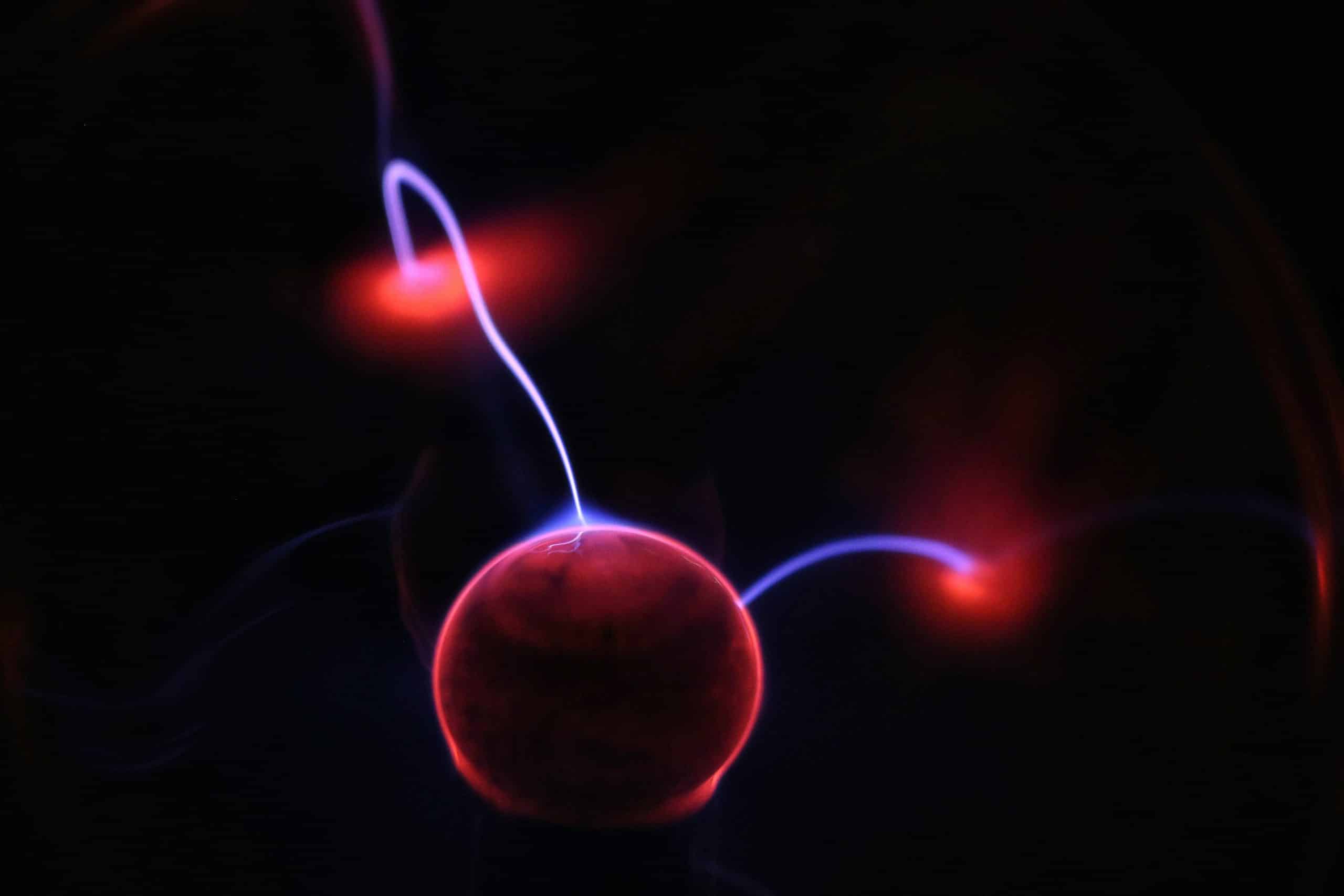 Vision d'artiste d'une particule quantique.