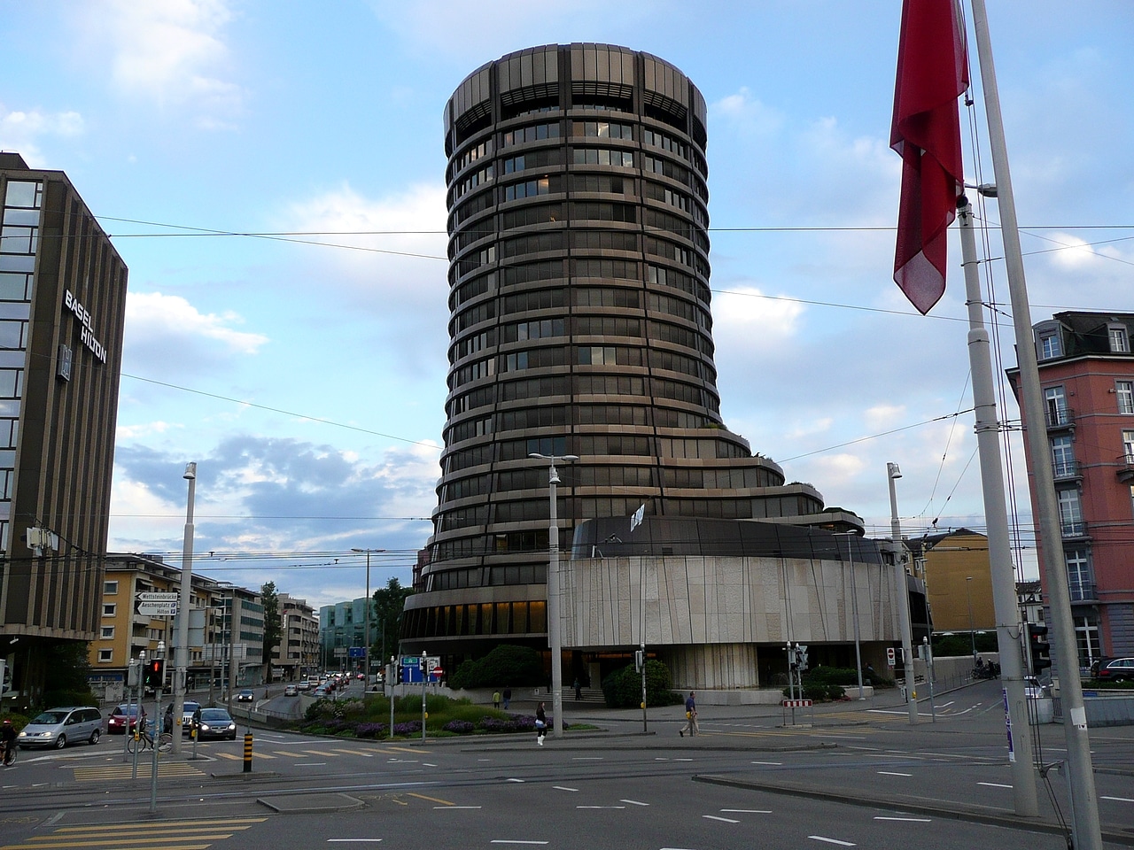 La Banque des règlements internationaux à Bâle.