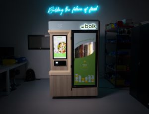 Une machine de Bolk éclairée dans le noir