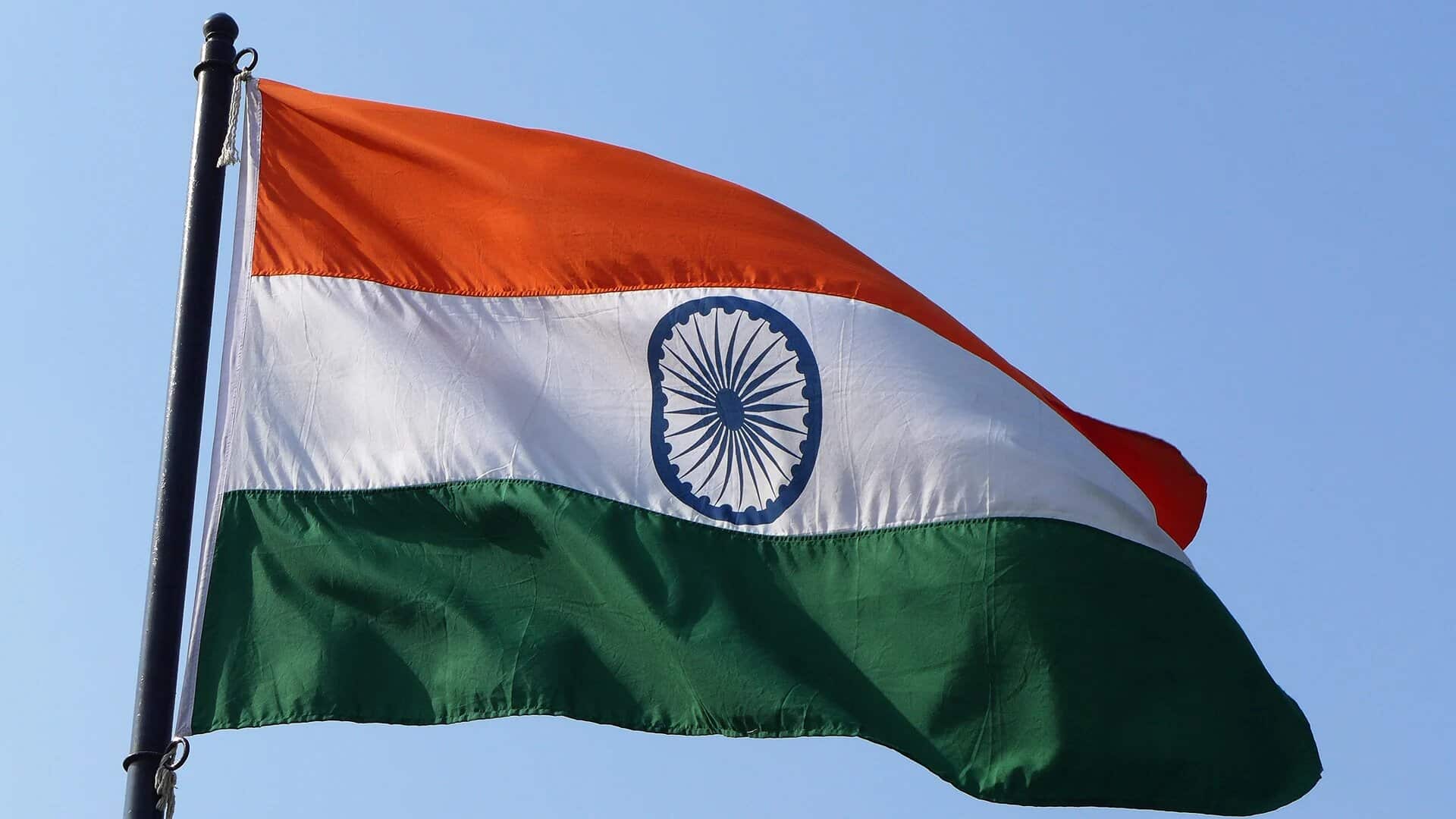 drapeaux de l'Inde