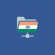Dossier informatique au couleur du drapeau indien.