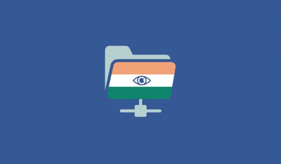 Dossier informatique au couleur du drapeau indien.
