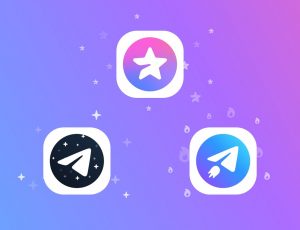Nouveaux logos pour Telegram Premium