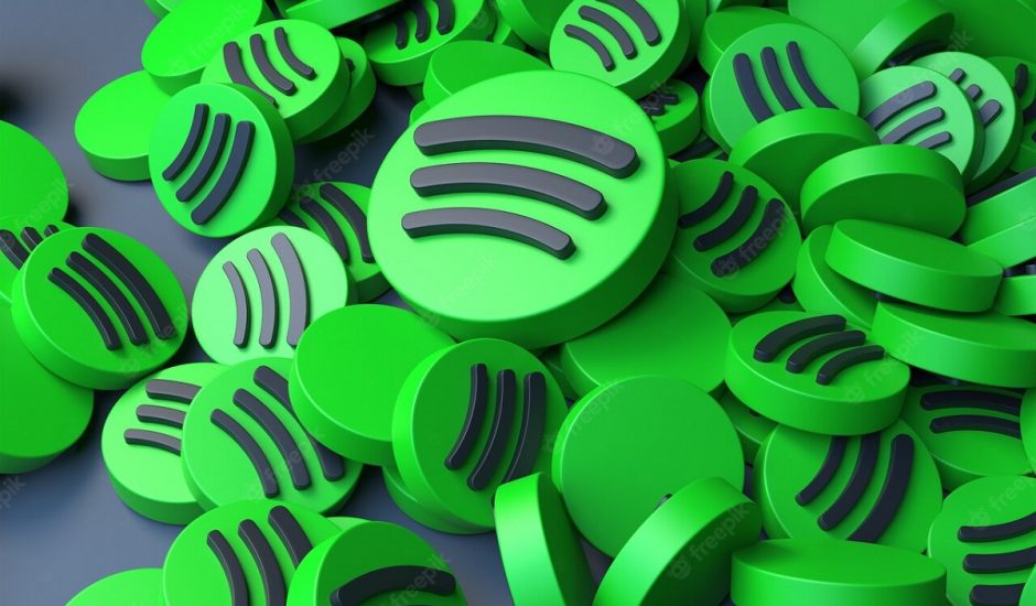 Logo 3D de Spotify